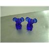 Image 1 : FENTON LOT OF 2 COBALT BLUE MICE FIGURINES
