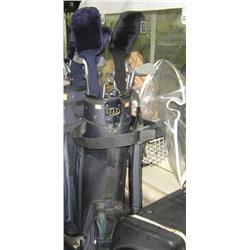 COMPLETE SET OF GOLF CLUBS WITH BAG OMEGA GOLF