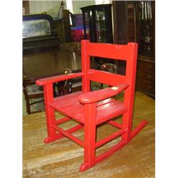 PAINTED CHILDS ROCKER