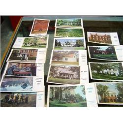 LOT OF 15 UNUSED POSTCARDS OF CIVIL WAR SCENE AT VIRGINIA LANDMARKS
