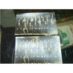 LOT OF 2 UNUSED POSTCARDS; PHOTOS OF DARK TOWN MINSTRELS; YORK PA