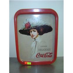 DRINK COCA COLA TRAY (PAINT DAMAGE AROUND SIDES)