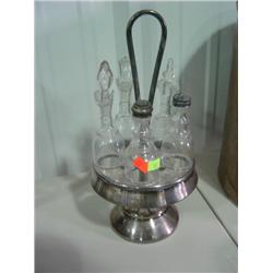 CASTOR SET; 1-SHAKER CAP IS ROUGH