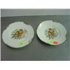 Image 1 : LOT OF 2 SAUCERS PAINTED WITH BIRDS (1 WITH CHIP)