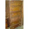 Image 1 : 6-DRAWER TALL CHEST; NEEDS BACK; SHOWS WEAR