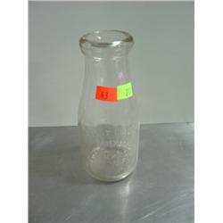1-PINT DAIRY BOTTLE; ALDERNEY DAIRY, WASHINGTON DC