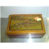 Image 1 : JEWELRY BOX WITH HUNT SCENE WITH MISC COSTUME JEWELRY