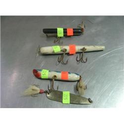 LOT OF 4 FISHING LURES