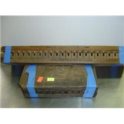 LOT OF 2 WOODEN CIGAR MOLDS