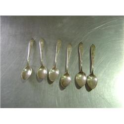 LOT OF 6 SMALL STERLING SPOONS