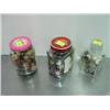 Image 1 : LOT OF 3; JARS OF BUTTONS
