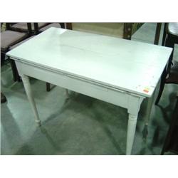 WOODEN TABLE WITH PLYWOOD TOP