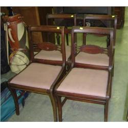 SET OF 4 CHAIRS