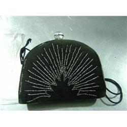 SMALL PURSE WITH GLASS KNOB, SOME WEAR