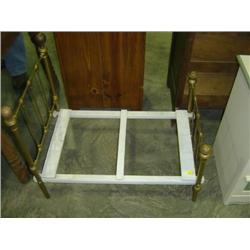 IRON HEAD BOARD & FOOT BOARD DOLL/SMALL CHILD'S BED