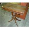 Image 1 : MAHOGANY GAME TABLE