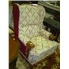 Image 1 : OAK FRAMED WINGBACK CHAIR