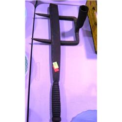 LOT OF 2; TWO PRONG RAKE HEAD AND MACHETE