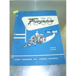 OWNERS MANUEL FERGUSON T030 TRACTOR; BACK PAGE HAS DAMAGE