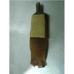 WISK BRUSH WITH LEATHER CASE