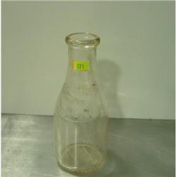 QUART MILK BOTTLE HAGERSTOWN DAIRY COMPANY