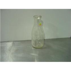 QUART DAIRY BOTTLE EMBOSSED WITH BORDENS