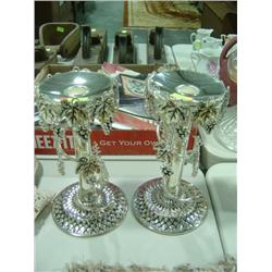 SET OF CANDLE HOLDERS WITH GRAPES