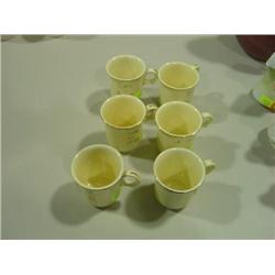 SET OF 6 TOM AND JERRY CUPS