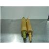 Image 1 : LOT OF 2 WOODEN ROLLING PINS