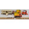Image 4 : LOT OF 3 - TONKA - TRUCK W/ HORSE HAULER,  FORKLIFT & DUMP TRUCK 