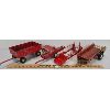 Image 1 : LOT OF 4 - DIE CAST FARM IMPLEMENTS - INCL BALER & MANURE SPREADER, ETC