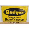 Image 1 : EMBOSSED BADGER BARN CLEANER SST SIGN