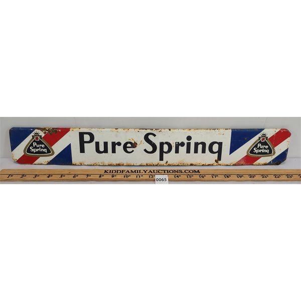 PURE SPRING SST SIGN