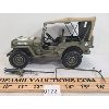 Image 1 : WWII REPLICA METAL JEEP W/ ACCESSORIES