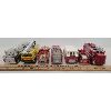 Image 4 : LOT OF 7 - FIRETRUCKS - INCL SOLIDO & MATCHBOX ETC