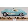 Image 1 : BURAGO - CHEVROLET 1957 CORVETTE - 1:18 SCALE - DIE CAST