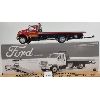 Image 1 : FIRST GEAR - FORD F-650 TOW TRUCK W/ SLIDE BACK CARRIER - 1:34 SCALE