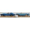 Image 1 : LOT OF 2 - FRANKLIN MINT - 1955 & 1968 CORVETTE MODELS