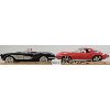 Image 1 : LOT OF 2 - FRANKLIN MINT - 1958 & 1963 CORVETTE MODELS