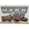 Image 1 : FIRST GEAR - MACK R-MODEL LOGGING TRUCK W/ TRAILER - 1:34 SCALE