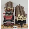 Image 4 : FIRST GEAR - MACK R-MODEL LOGGING TRUCK W/ TRAILER - 1:34 SCALE