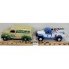 Image 2 : LOT OF 2 - ERTL DIE CAST 1947 PANEL VAN & FIRST GEAR 1946 CIVIL DEFENSE POWER WAGON