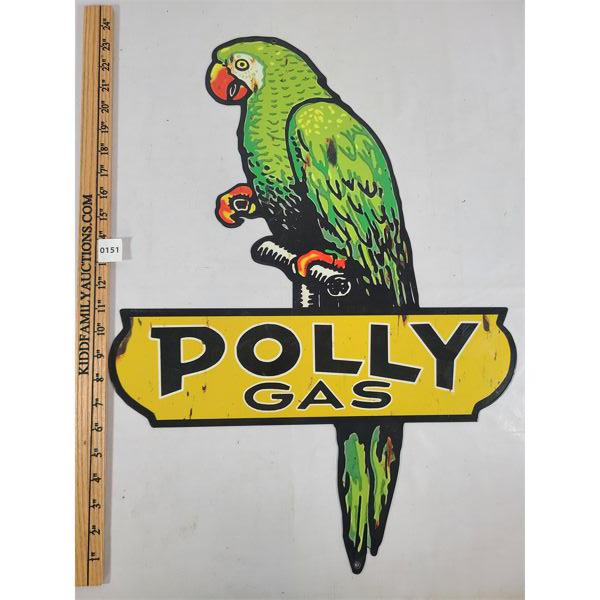 POLLY GAS METAL SIGN