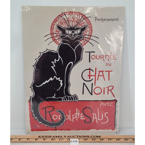 Super strakke Tournée du Chat Noir art print in lijst helder glas - De Super strakke Tournée du Chat Noir art print in lijst helder glas - De