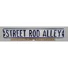 Image 1 : STREET ROD ALLEY STEEL EMBOSSED SIGN