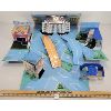 Image 2 : LOT OF 2 - MATCHBOX RESCUE CITY LAYOUT & CARRY CASE W/ QTY OF CARS