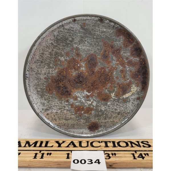 puck tobacco tin PUCK VIRGINIA CIGARETTE TOBACCO TIN