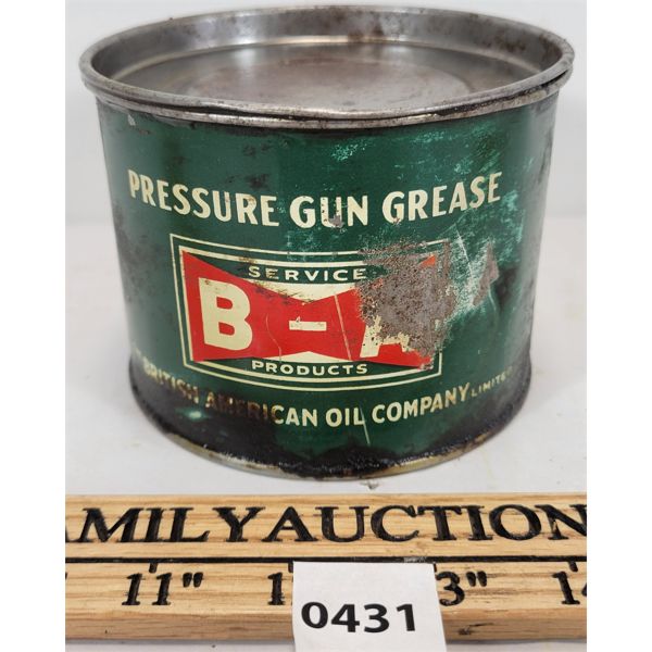 B-A BOWTIE 1LB CAN PRESSURE GUN GREASE