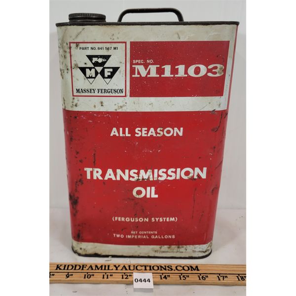 MASSEY-FERGUSON 2 GAL TRANSMISSION OIL CAN