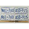 Image 1 : LOT OF 2 - PAIRS OF 1972 & 1973 ONTARIO LICENSE PLATES